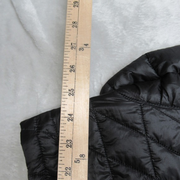 North Face Trekker Vest Womens Medium Black Thermoball Puffer Light Pack LOGO - Picture 10 of 13